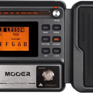 MOOER GE100 Multi-Effects Guitar Pedal with 80 Presets, 66 Effects, Loop and Expression Volume Pedal, Tap Tempo, Headphone Out MOOER GE100 Multi-Effects Guitar Pedal with 80 Presets, 66 Effects, Loop and Expression Volume Pedal, Tap Tempo, Headphone Out