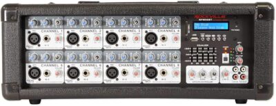 Rockville, 8 RPM80BT 2400w Powered 8 Channel Mixer/Amplifier w/Bluetooth/EQ/Effects