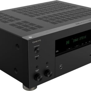 Onkyo TX-RZ30 9.2-Channel AV Receiver – 100 Watts Per Channel, Dirac Live Out of Box, Works with Sonos Certified, THX Certified and More