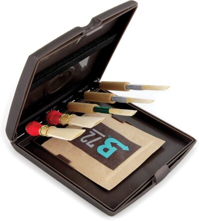 D'Addario Woodwinds Rico Reed Storage Case with Humidity Control Pack for Oboe and Bassoon