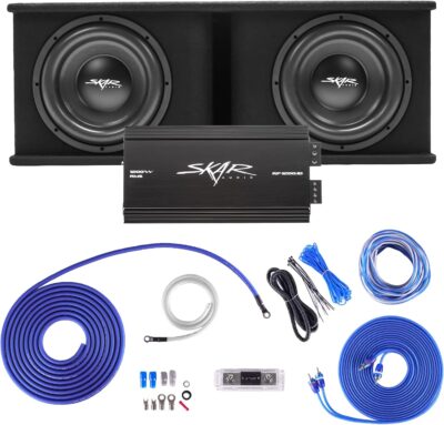 Skar Audio Dual 12" Complete 2,400 Watt SDR Series Subwoofer Bass Package - Includes Loaded Enclosure with Amplifier Skar Audio Dual 12" Complete 2,400 Watt SDR Series Subwoofer Bass Package - Includes Loaded Enclosure with Amplifier