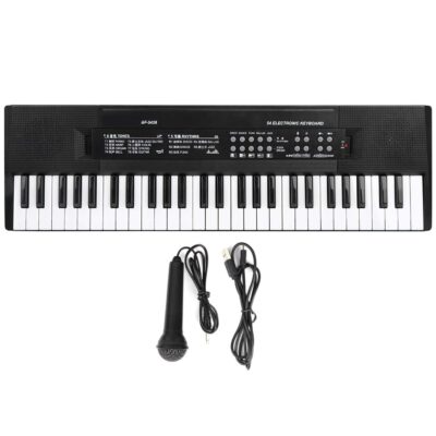 Portable Electronic Organ, Elegant Electronic Keyboard, Mini Electronic Keyboard, 54Key Electronic Organ, School for Chidren Home Adult Portable Electronic Organ, Elegant Electronic Keyboard, Mini Electronic Keyboard, 54Key Electronic Organ, School for Chidren Home Adult