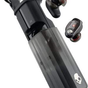 Skullcandy Method 360 ANC Wireless Earbuds, Sound by Bose, Bluetooth Headphones, Premium Noise Cancelling, Up to 40 Hrs Battery, Sweat and Water Resistant, Microphone for iPhone Android – True Black