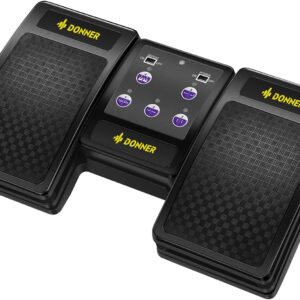 Donner Wireless Bluetooth Page Turner Pedal for iPad Tablets Phone Foot Pedal Rechargeable,Black Donner Wireless Bluetooth Page Turner Pedal for iPad Tablets Phone Foot Pedal Rechargeable,Black