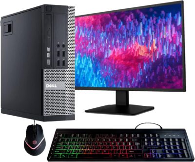 Dell Optiplex 9020 Desktop Computer PC, Intel Quad-Core i5, 500GB HDD Storage, 8GB DDR3 RAM, WiFi, 20 in Monitor, RGB Productivity Bundle, Windows 11 Pro (Renewed) Dell Optiplex 9020 Desktop Computer PC, Intel Quad-Core i5, 500GB HDD Storage, 8GB DDR3 RAM, WiFi, 20 in Monitor, RGB Productivity Bundle, Windows 11 Pro (Renewed)