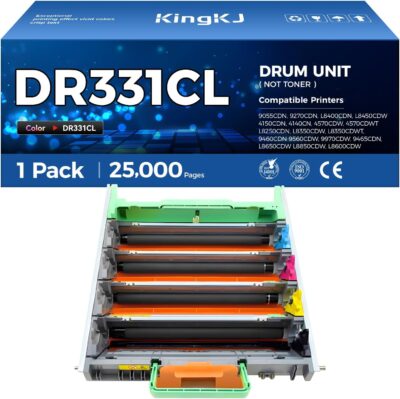 DR331CL Drum Unit Compatible Replacement for Brother DR-331CL Imaging Drum MFC-L8850CDW HL-L8350CDW MFC-L8600CDW HL-4150CDN MFC-9970CDW DCP-L8400 9050 9055 L8450 HL-L8250 L8650 L8850 4570CDW Printer DR331CL Drum Unit Compatible Replacement for Brother DR-331CL Imaging Drum MFC-L8850CDW HL-L8350CDW MFC-L8600CDW HL-4150CDN MFC-9970CDW DCP-L8400 9050 9055 L8450 HL-L8250 L8650 L8850 4570CDW Printer