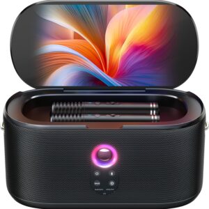 Karaoke Machine for Adults, with Lyrics Display, Karaoke System for YouTube, 280W Speaker, Autotune & EQ, Connect to TV, Portable PA System with 2 Wireless Microphones for Home Outdoor Party Karaoke Machine for Adults, with Lyrics Display, Karaoke System for YouTube, 280W Speaker, Autotune & EQ, Connect to TV, Portable PA System with 2 Wireless Microphones for Home Outdoor Party