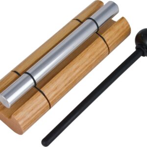 Woodstock Wind Chimes Zenergy Solo Hand Chime, Silver (7″) Musically Tuned for Meditation, Yoga and Mindfulness, Bell Percussion Instrument For Teachers and Classrooms Woodstock Wind Chimes Zenergy Solo Hand Chime, Silver (7″) Musically Tuned for Meditation, Yoga and Mindfulness, Bell Percussion Instrument For Teachers and Classrooms