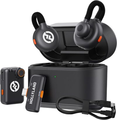 Hollyland Lark M2S Combo (Camera RX+USB-C RX+ Lightning Cable) Wireless Microphone for iPhone/Camera/Android/PC, Titanium Clip, Noise Cancelling, 30H Use, Vlog, Interview, Content Creation Hollyland Lark M2S Combo (Camera RX+USB-C RX+ Lightning Cable) Wireless Microphone for iPhone/Camera/Android/PC, Titanium Clip, Noise Cancelling, 30H Use, Vlog, Interview, Content Creation