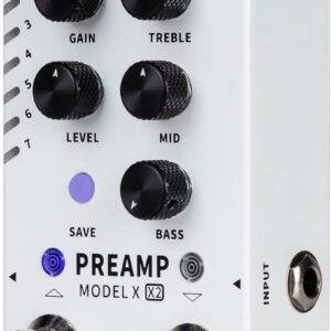 MOOER Digital Preamp Pedal Guitar Effects Pedal with 14 Preamp Models 3 Global Cabinet Simulation Files (X2)