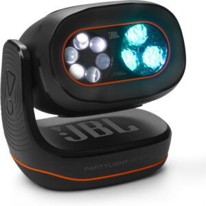 JBL PARTYLIGHT Beam – Bluetooth Projection Party Light, Take Your Party to The Next Level with Room-Filling choreographed lightshow, Match Your Energy