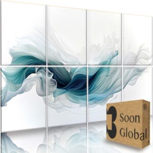 8-Pack Acoustical Wall Panels,48 X 32 Inches Sound Absorbing Panels, Decorative Acoustical Wall Panels, Acoustic Treatment for Recording Studio, Ethereal Illumination 8-Pack Acoustical Wall Panels,48 X 32 Inches Sound Absorbing Panels, Decorative Acoustical Wall Panels, Acoustic Treatment for Recording Studio, Ethereal Illumination