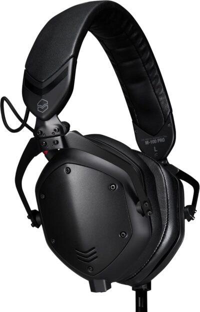 V-Moda M-100 PRO | Professional Over-Ear DJ Headphones | Built for Pro DJs & Beat-Driven Music | Superior Sound Isolation | One-Ear Listening | Long-Lasting Comfort | Durable Travel-Friendly Design