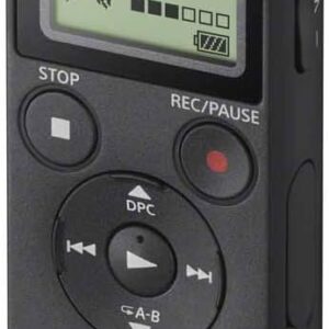 Sony ICD-PX370 Mono Digital Voice Recorder with Built-In USB Voice Recorder,black