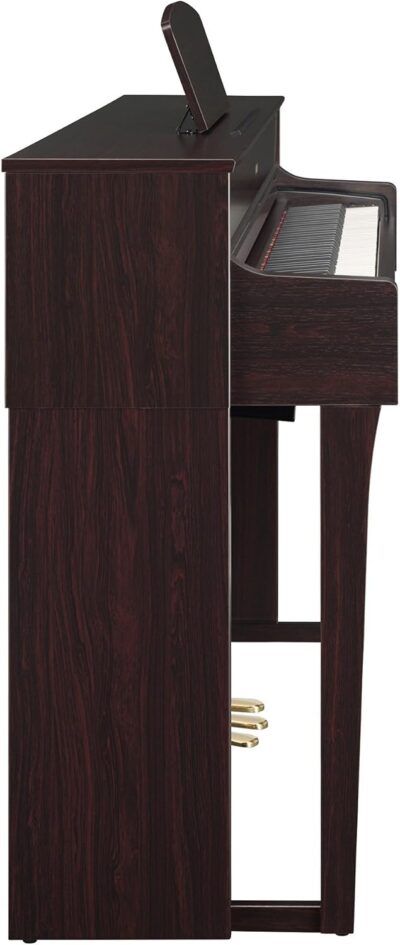 Yamaha YDP184 Console Digital Piano with Weighted 88-Key Graded Hammer 3 Action, CFX Concert Grand Piano Sound, Includes Bench (Dark Rosewood)