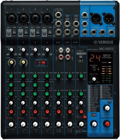 YAMAHA MG10XU 10-Input Stereo Mixer with Effects YAMAHA MG10XU 10-Input Stereo Mixer with Effects