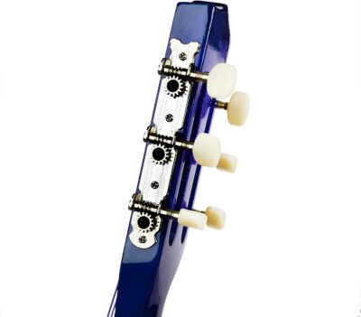 30 Left Handed Wood Guitar with Case and Accessories for Kids/Girls/Boys/Teens/Beginners (Blue)