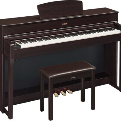 Yamaha YDP184 Console Digital Piano with Weighted 88-Key Graded Hammer 3 Action, CFX Concert Grand Piano Sound, Includes Bench (Dark Rosewood)