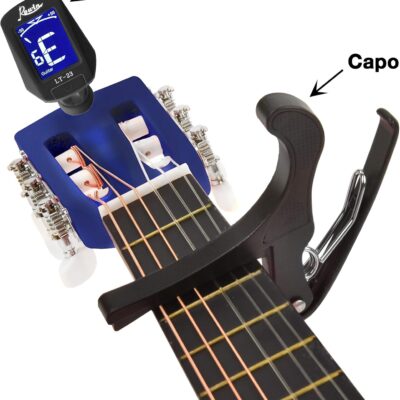 30 Left Handed Wood Guitar with Case and Accessories for Kids/Girls/Boys/Teens/Beginners (Blue)