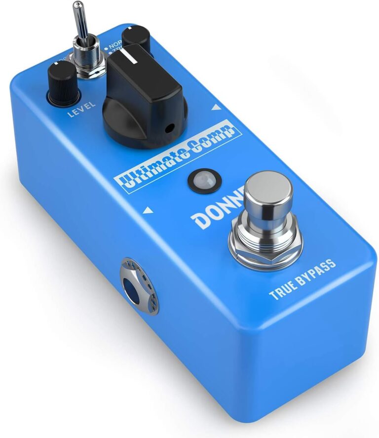 Donner Compressor Pedal, Ultimate Comp 2 Modes Compression Effect Pedal Pure Analog for Electric Guitar and Bass True Bypass Donner Compressor Pedal, Ultimate Comp 2 Modes Compression Effect Pedal Pure Analog for Electric Guitar and Bass True Bypass