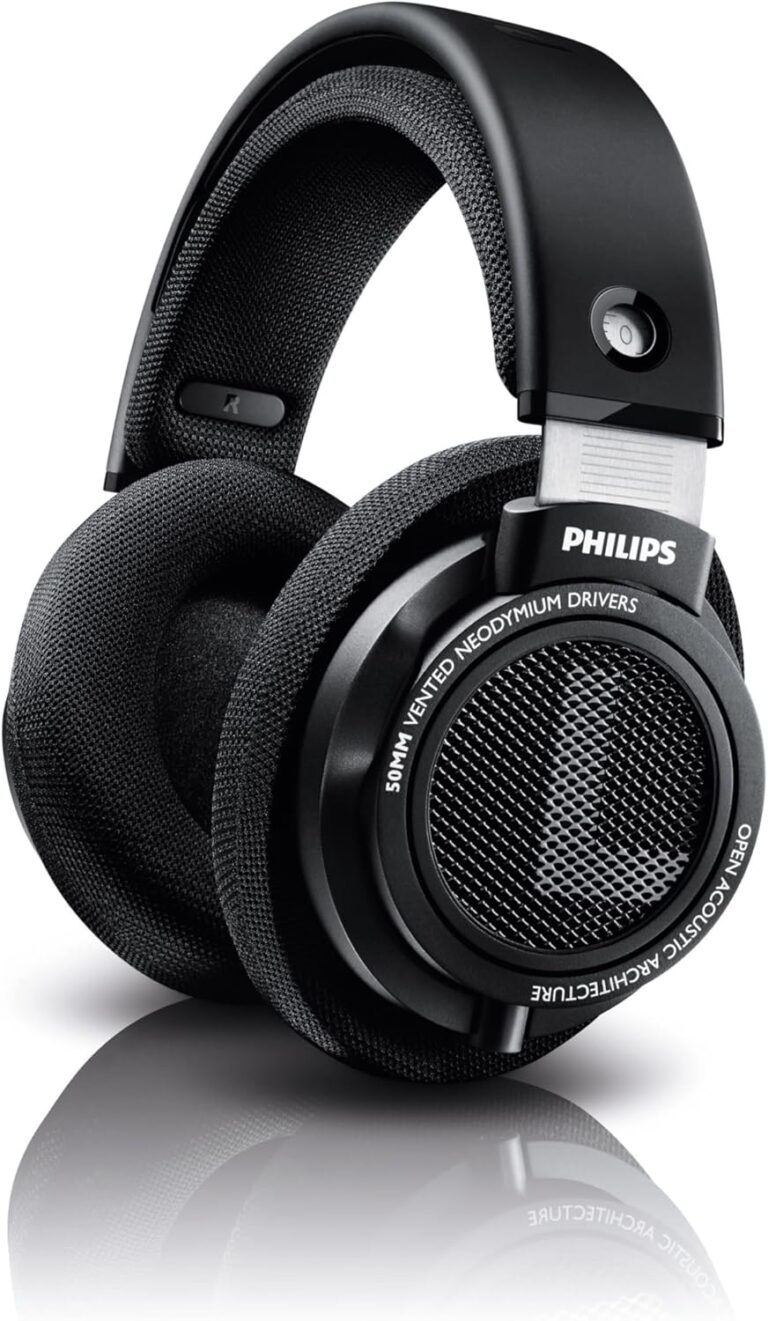 Philips Audio SHP9500 HiFi Precision Stereo Over-Ear Headphones (Black)