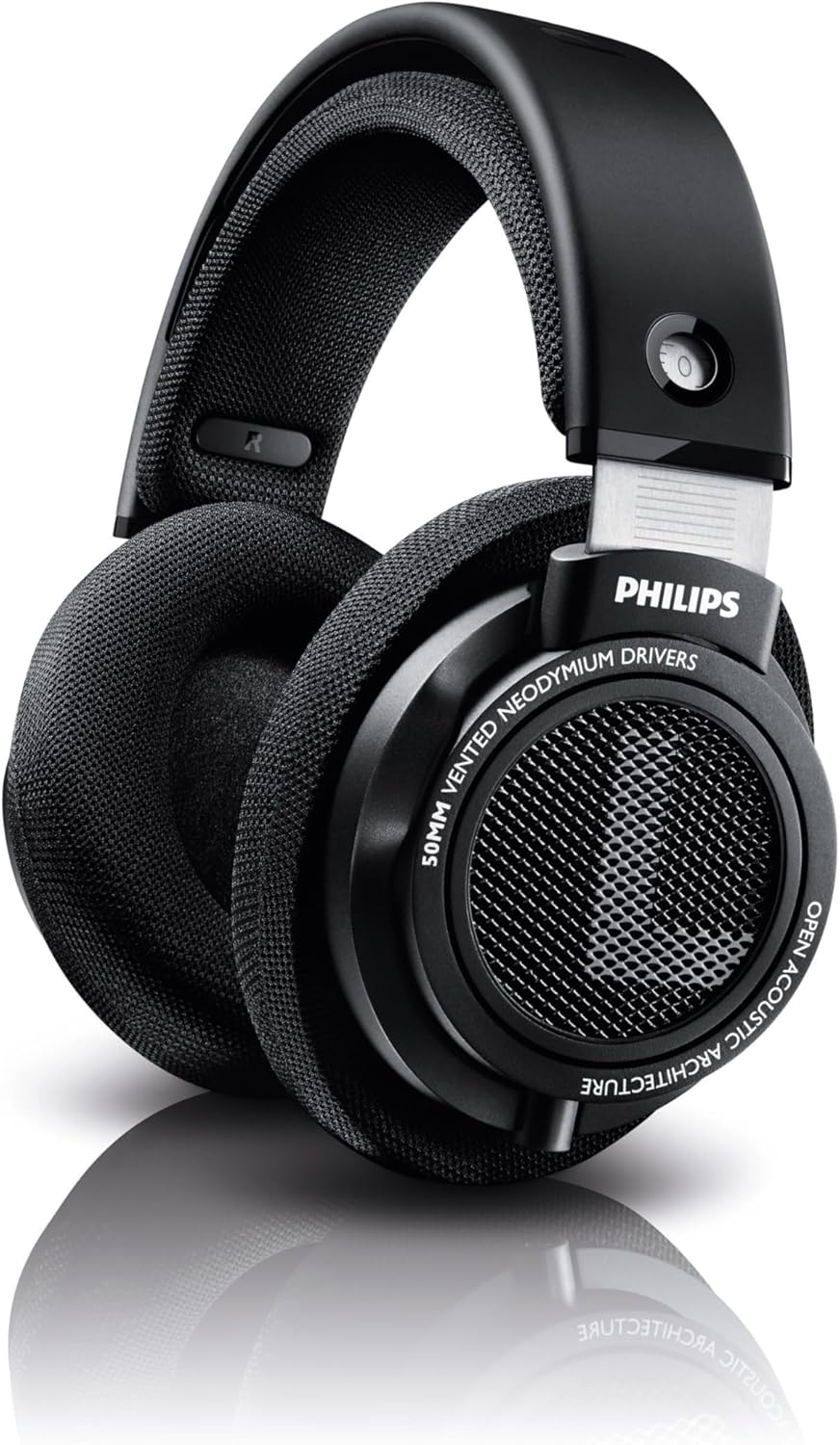 Philips Audio SHP9500 HiFi Precision Stereo Over-Ear Headphones (Black)