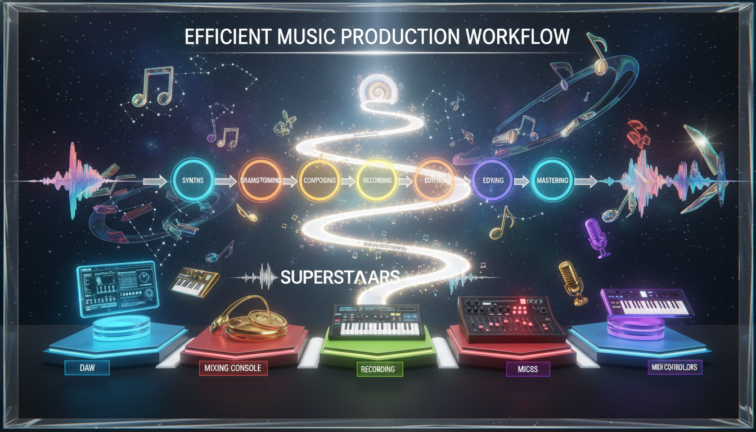 Music production workflow