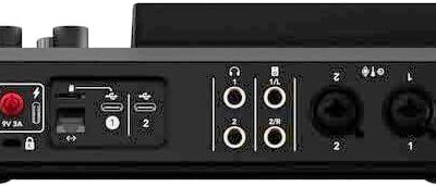 31 PFgKFWIL. AC RODE RODECaster Duo Integrated Audio Production Studio | Compact Mixer with Dual USB Interface & Bluetooth | For Podcasting & Live Streaming (RCDUO) + 32GB MicroSDHC Memory Card + 10 Foot XLR + More