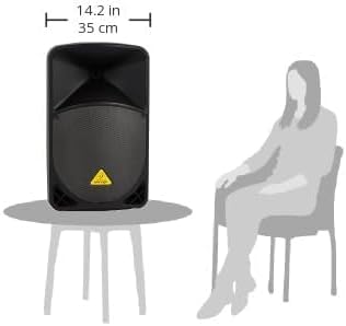 Behringer EUROLIVE B112D Active 2-Way 12 PA Speaker System with Wireless Option and Integrated Mixer