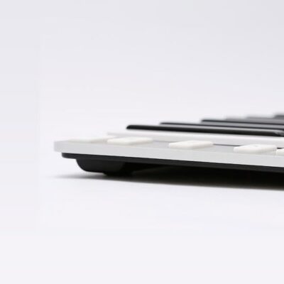 Xkey 25 USB MIDI Keyboard – Apple-Style Ultra-Thin Aluminum Frame, 25 Full-Size Velocity-Sensitive Keys, Polyphonic Aftertouch, Ultra-Low Latency, Simply Plug & Play on iPad, iPhone, Mac, PC