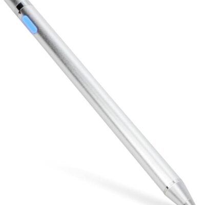 BoxWave Stylus Pen Compatible with DiGiCo Quantum 338 – AccuPoint Active Stylus, Electronic Stylus with Ultra Fine Tip – Metallic Silver