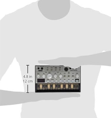 Korg Volca Bass Analog Synthesizer w/Three Oscillators and 16-step Sequencer