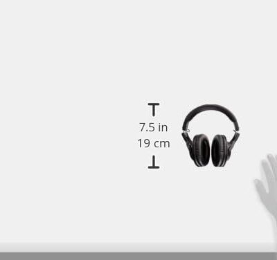 Audio-Technica ATH-M20x Professional Studio Monitor Headphones, Black