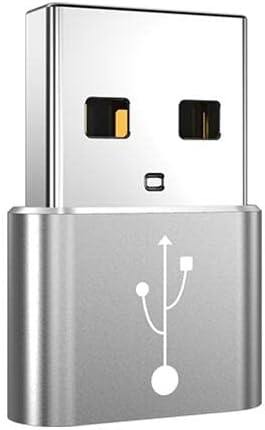 BoxWave Adapter Compatible with Keith McMillen Instruments QuNeo MPE – USB-A to C PortChanger (5-Pack), Type-C OTG Convert Charging Data Adapter – Metallic Silver