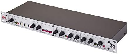 dbx DBX286SV Instrument, Microphone Preamp & Channel Strip Processor, with Compression, De-Esser, Enhancer, Expander/Gate, Loop-Out. Metering LEDs, XLR and ¼ inputs. Rack Mountable 1U. Silver