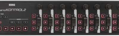 Korg nanoKONTROL2 Slim-Line USB Control Surface, Black