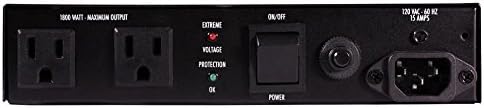 Furman AC-215A Compact Power Conditioner with Auto-Resetting Voltage Protection – Black