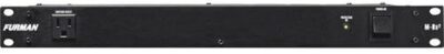 Furman M-8×2 Merit Series 8 Outlet Power Conditioner & Surge Protector with (2) Hosa 18 Gauge Electrical Extension Cable