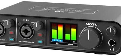 31pgQnUlLL. AC MOTU M2 USB-C Audio-MIDI Interface (3120) Bundle with 10 Ft XLR Cable, Fiber Cloth, Cable ties