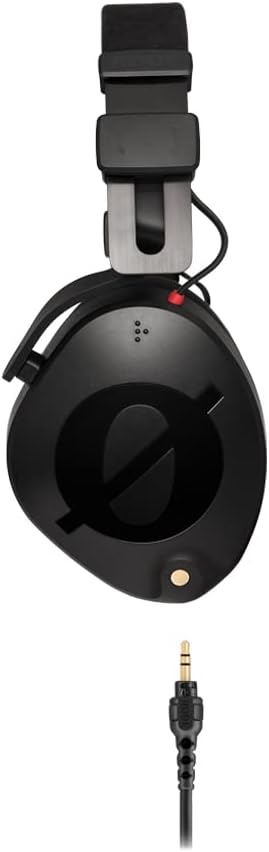 Rode NTH-100 Professional Over-Ear Headphones with Soft Case, 3.5mm to 1/4 Headphone Adaptor and StreamEye Polishing Cloth