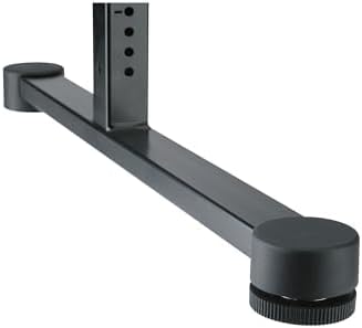 K&M Konig & Meyer 18810.015.55 Table Style Keyboard Stand Omega – Sturdy Height Adjustable Frame – Folds Flat Portable – Fits Piano and Electric Keyboards – For Adult and Youth Musicians – Black