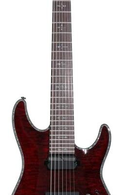 Schecter Hellraiser C-7 with Floyd Rose and Sustainiac – Black Cherry