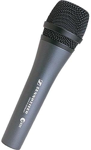 Sennheiser 3x e 835 Wired Cardioid Handheld Dynamic Lead Vocal Stage Microphone with Clip – With 3x Pyle PPMCL15 15ft Symmetric Microphone Cable, XLR Female to XLR Male