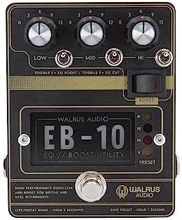 41CmVP0MvXL. AC Walrus Audio EB-10 Preamp/EQ/Boost, Black