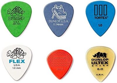 MXR M101 Phase 90 Effects Pedal Bundle with MXR Instrument Cable and 6 Assorted Dunlop Picks