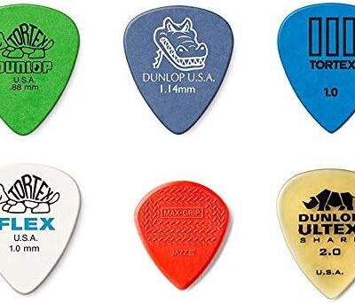 MXR M101 Phase 90 Effects Pedal Bundle with MXR Instrument Cable and 6 Assorted Dunlop Picks