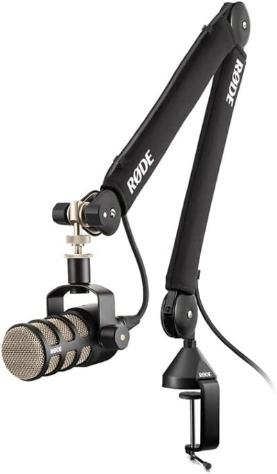 RØDE PSA1+ Professional Studio Arm with Spring Damping and Cable Management, Black