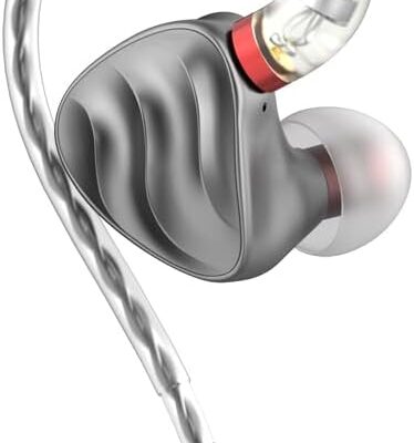 41KU3 HPlHL. AC SL1000 FIIO FH3 HiFi Earphones 3 Drivers (1 Dynamic + 2 Knowles BA), in-Ear Earphones High Resolution, Bass Sound, High Fidelity for Smartphone/PC/Tablet (Titanium)