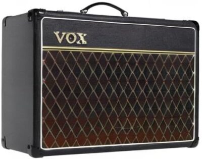 41LojNgU5TL. AC Vox AC15C1X 1×12 inch 15-watt Guitar Tube Combo Amplifier w/Alnico Blue Speaker, 2 Channels, Tremolo, Reverb, and Alnico Blue Speaker