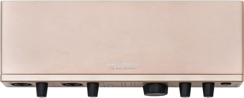 Arturia 800123 MiniFuse 4 USB-C Audio Interface, Champagne Bundle with 2 YR CPS Enhanced Protection Pack and 4x OnStage 25ft XLR Cable